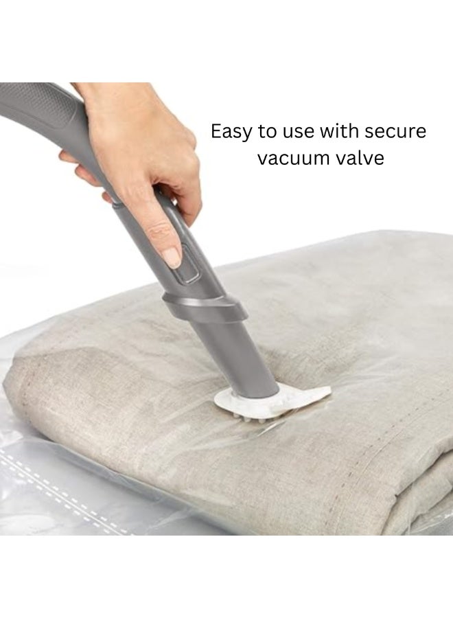 ريان Rayen Vacuum Storage Bags – 6 أكياس (M & L) | توفر مساحة حتى 75٪ | لتخزين الملابس والبطانيات | براند إسباني منذ 1954 - Image 4